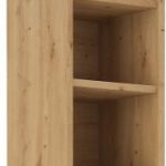 Κρεμαστό ντουλάπι με ράφια Nelor 30 G 90 OTW-Γκρι σπέσιαλ - Φυσικό