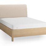 Επενδυμένο κρεβάτι Wellys I-Εκρού-140 x 200