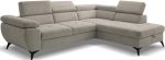 Γωνιακός Καναπές Fairo-Αριστερή-Μπεζ