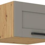 Κρεμαστό ντουλάπι Nelor 60 NAGU 36 1F-Γκρι σπέσιαλ - Φυσικό