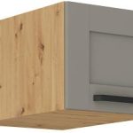 Κρεμαστό ντουλάπι Nelor 40 NAGU 36 1F-Γκρι σπέσιαλ - Φυσικό