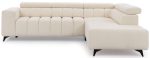 Γωνιακός Καναπές Castello L-Εκρού Ανοικτό-Δεξιά