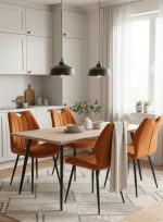 Καρέκλα Arco Velvet-Kafe - Image 2