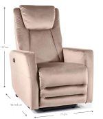 Πολυθρόνα Adonis Velvet-Skouro Mpez - Image 3