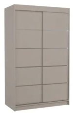 Ντουλάπα Alacant 120 συρόμενη-Γκρεζ