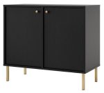 Μπουφές Siera 2F-Μαύρο