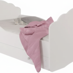 Παιδικό Κρεβάτι Leomari-Λευκό-140 x 70-Χωρίς προστατευτικό