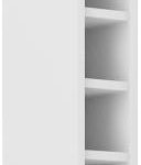 Κρεμαστό ντουλάπι με ράφια Nelor 15 G 90 OTW-Λευκό