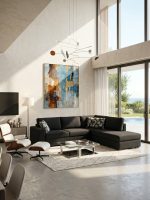 Γωνιακός καναπές Must-Αριστερή-275φ 210β εκ.-Μαύρο - Image 5