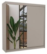 Ντουλάπα Bellov 200 συρόμενη-Γκρεζ