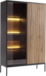 Βιτρίνα Sento-Φυσικό - Μαύρο