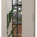 Ντουλάπα Zaist 120 συρόμενη-Γκρεζ