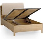 Επενδυμένο κρεβάτι Wellys I-Εκρού-140 x 200 - Image 4