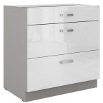 Επιδαπέδιο ντουλάπι Ramon 80 D 3S BB