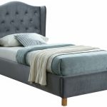 Κρεβάτι Aspen Velvet-Gkri 90x200