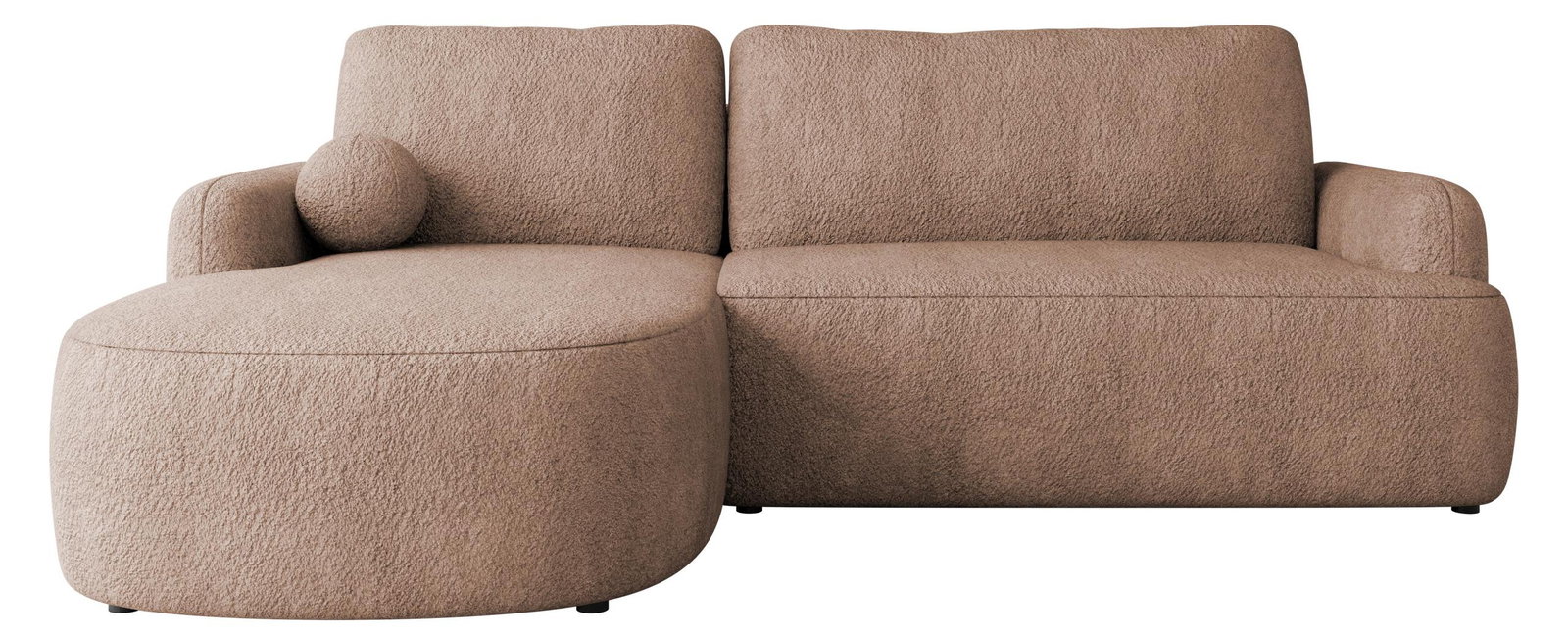 x8fhfsdq4q3trtcv3qb9x96n3tk6 Καναπές Loridu-Αριστερή-Καφέ Ανοιχτό - Image 1