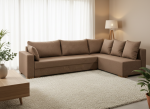 Γωνιακός καναπές Trendy-Αριστερή-265φ 165β εκ.-MInk - Image 4