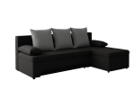 Γωνιακός καναπές Lamor- Μαύρο
