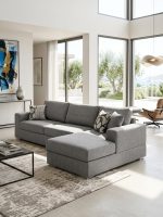 Γωνιακός καναπές Must-Αριστερή-275φ 210β εκ.-Γκρι Anoixto - Image 5