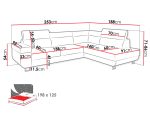 Γωνιακός Καναπές Fonty-Μπεζ-Αριστερή - Image 3