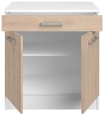 Επιδαπέδιο ντουλάπι Jeden 80 3D-Φυσικό - Image 6