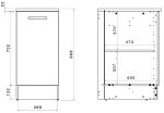 Επιδαπέδιο ντουλάπι Jeden 40 1D-Φυσικό - Image 3