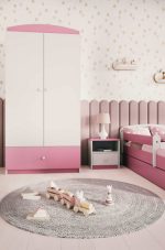 Ντουλάπα Babydreams δίφυλλη-Roz - Image 2