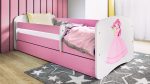 Παιδικό Κρεβάτι Babydreams Cartoon-Roz-140 x 70-Princess - Image 2
