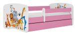 Παιδικό Κρεβάτι Babydreams Cartoon-Roz-160 x 80-Animals