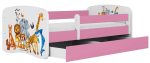 Παιδικό Κρεβάτι Babydreams Cartoon-Roz-180 x 80-Animals - Image 4
