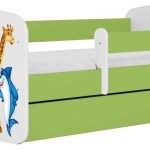 Παιδικό Κρεβάτι Babydreams Cartoon-Prasino-140 x 70-Animals