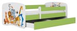 Παιδικό Κρεβάτι Babydreams Cartoon-Prasino-140 x 70-Animals - Image 4