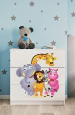 Συρταριέρα Babydreams Cartoon-Leuko-Zoo - Image 2