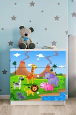 Συρταριέρα Babydreams Cartoon-Leuko-Safari - Image 2