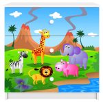 Συρταριέρα Babydreams Cartoon-Leuko-Safari - Image 6