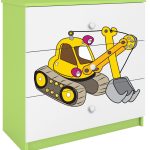 Συρταριέρα Babydreams Cartoon-Prasino-Digger