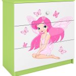 Συρταριέρα Babydreams Cartoon-Prasino-Fairy with butterflies