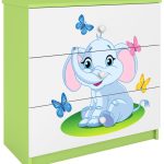 Συρταριέρα Babydreams Cartoon-Prasino-Elephant
