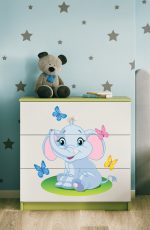 Συρταριέρα Babydreams Cartoon-Prasino-Elephant - Image 2