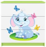 Συρταριέρα Babydreams Cartoon-Prasino-Elephant - Image 5