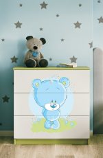 Συρταριέρα Babydreams Cartoon-Prasino-Teddy Bear - Image 2