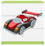 Συρταριέρα Babydreams Cartoon-Prasino-Auto - Image 4