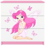 Συρταριέρα Babydreams Cartoon-Roz-Fairy with butterflies - Image 4