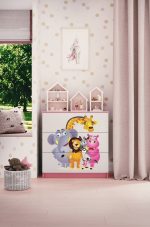 Συρταριέρα Babydreams Cartoon-Roz-Zoo - Image 2
