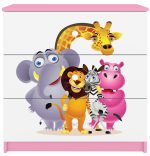 Συρταριέρα Babydreams Cartoon-Roz-Zoo - Image 6