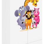 Ντουλάπα Babydreams Cartoon-Leuko-Zoo
