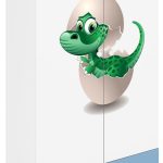 Ντουλάπα Babydreams Cartoon-Mple- Baby Dino