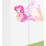 Ντουλάπα Babydreams Cartoon-Prasino-Fairy with butterflies