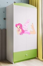 Ντουλάπα Babydreams Cartoon-Prasino-Fairy with butterflies - Image 2