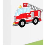 Ντουλάπα Babydreams Cartoon-Prasino-Fire Brigade